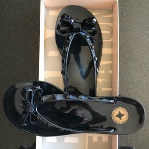 BCBG - Black Sandals - Size 7 - NEW IN BOX